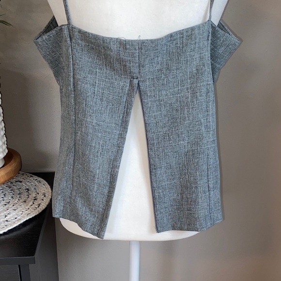 Elegant Gray Longline Jacket and Pants Ensemble * see photos to estimate size* - Picture 12 of 16